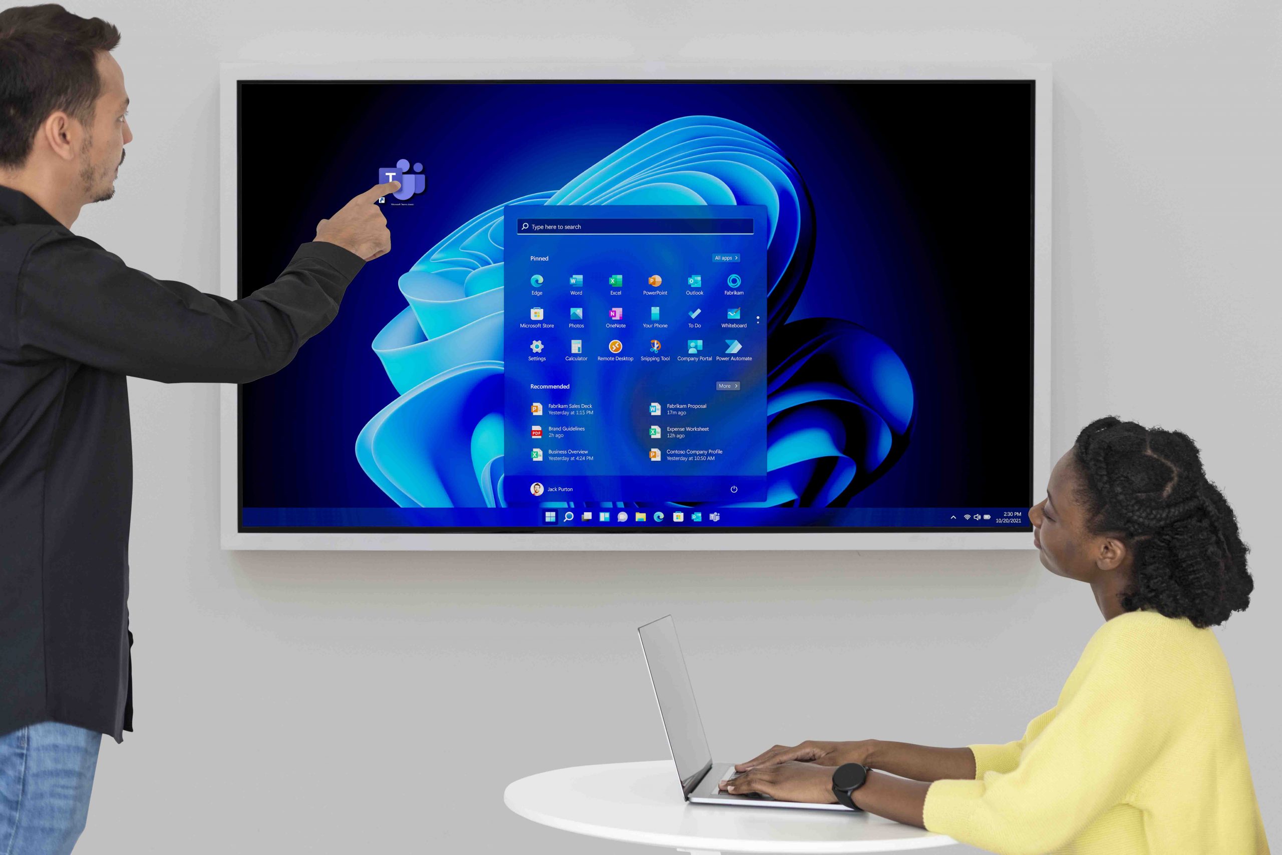 écran tactile et interactif